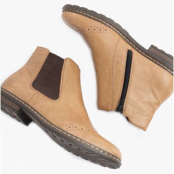 Rieker 71072-20 Womens Ankle Boots Brown