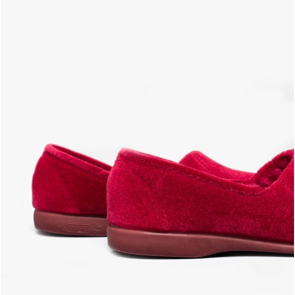 GBS AUDREY Slip On Womens Slippers Red
