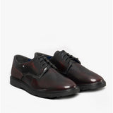 Silver Street London RUSKIN Mens Leather Derby Shoes Oxblood