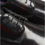 Silver Street London RUSKIN Mens Leather Derby Shoes Oxblood