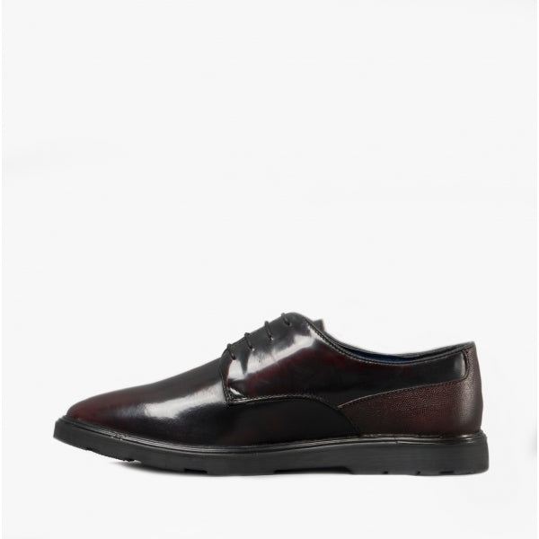 Silver Street London RUSKIN Mens Leather Derby Shoes Oxblood