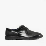 Silver Street London RUSKIN Mens Leather Derby Shoes Black