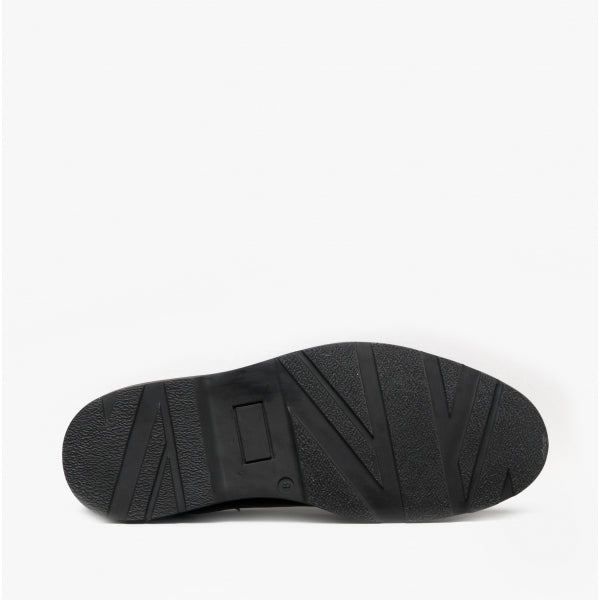 Silver Street London RUSKIN Mens Leather Derby Shoes Black