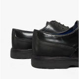 Silver Street London RUSKIN Mens Leather Derby Shoes Black
