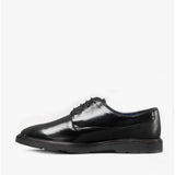 Silver Street London RUSKIN Mens Leather Derby Shoes Black
