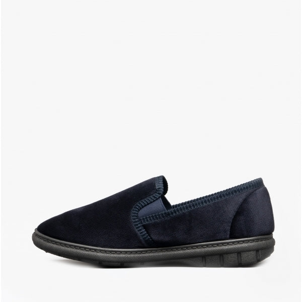 Fleet & Foster JOHN Mens Slippers Navy