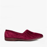 GBS AUDREY Womens Slippers Burgundy
