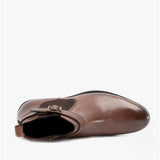 Silver Street London GRAFTON Mens Leather Ankle Boots Brown