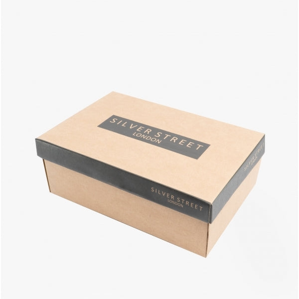 Silver Street London HOLGATE Mens Leather Brogue Shoes Anthracite