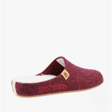 Hush Puppies THE GOOD SLIPPER Womens Recycled Mule Slippers Dark Red