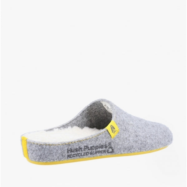 Hush Puppies THE GOOD SLIPPER Womens Recycled Mule Slippers Grey