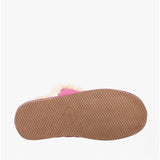 Hush Puppies ASHLEIGH Womens Suede Boot Slippers Rose