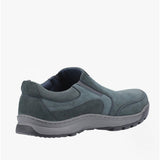 Hush Puppies JASPER Mens Leather Slip On Shoes Navy