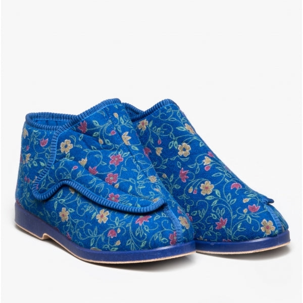 GBS RHONA Womens Boot Slippers Blue