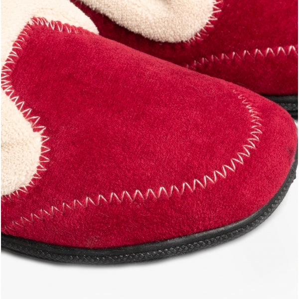 Mirak MAIER Womens Slippers Burgundy