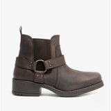 Woodland HARLEY Mens Leather Ankle Biker Cowboy Boots Brown