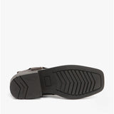 Woodland HARLEY Mens Leather Ankle Biker Cowboy Boots Brown