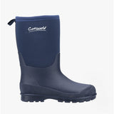 Cotswold HILLY NEOPRENE Kids Wellington Boots Navy