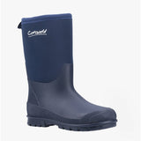 Cotswold HILLY NEOPRENE Kids Wellington Boots Navy