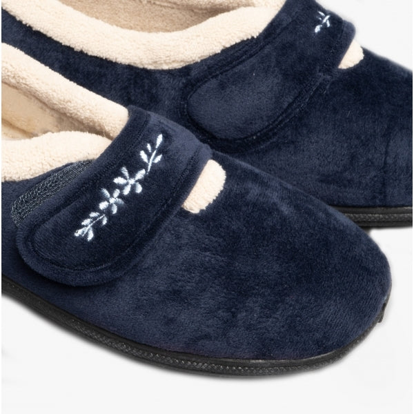 Fleet & Foster CAPA Womens Slippers Navy