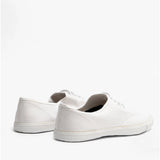 DEK R6301SR Mens Canvas Lace Up Shoes White