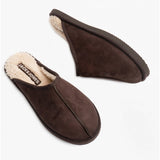 Jack & Jones DUDELY Mens Microfiber Mule Slippers Java