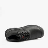 Grafters M9548A Mens Leather Super Wide Chukka Safety Boots Black