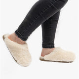 Shepherd JENNY Womens Sheepskin Mules Creme