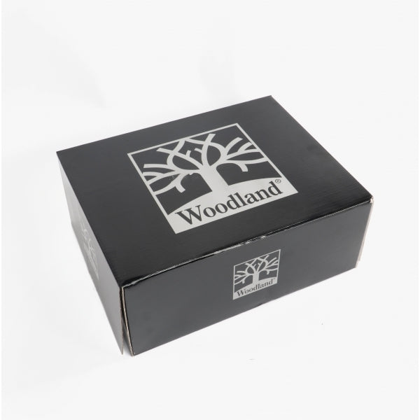 Woodland GLENN Mens Leather Lace-Up Goodyear Welted Boots Brown