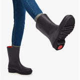 FitFlop WONDERWELLY SHORT Womens Rubber Wellington Boots All Black