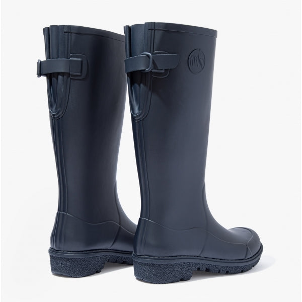 FitFlop WONDERWELLY TALL Womens Rubber Wellington Boots Midnight Navy