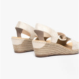 Rieker 624H6-60 Womens Sandals Gold