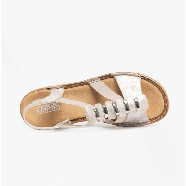 Rieker 62850-90 Womens Sandals Rose