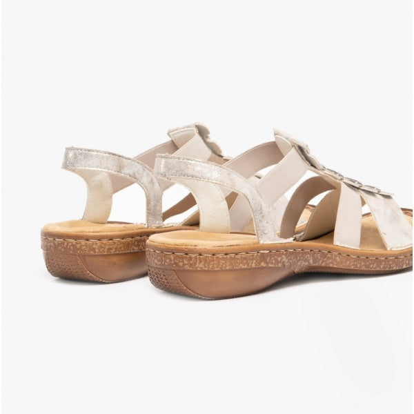 Rieker 62850-90 Womens Sandals Rose