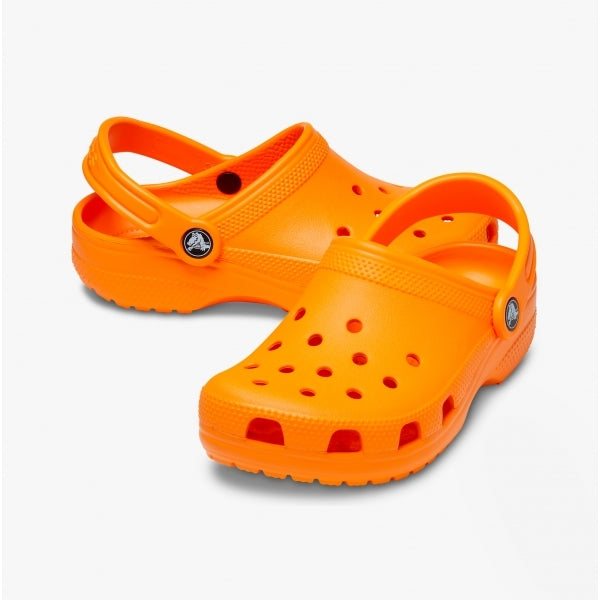 Crocs 206990-83A CLASSIC TODDLER Clogs Orange Zing