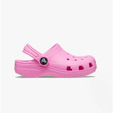 Crocs 206990-6SW TODDLER CLASSIC Girls Clogs Taffy Pink