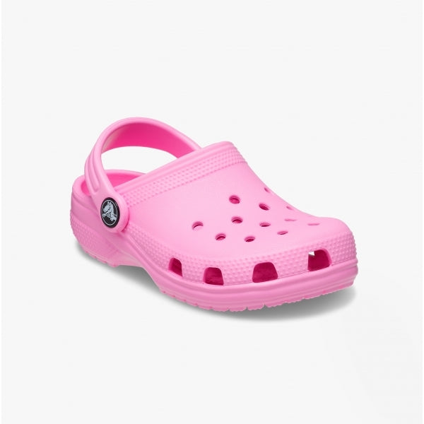 Crocs 206990-6SW TODDLER CLASSIC Girls Clogs Taffy Pink