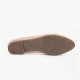 Hush Puppies MARLEY Womens Leather Ballerina Shoes Blush