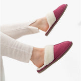 Hush Puppies ARIANNA Womens Suede Mule Slippers Pink