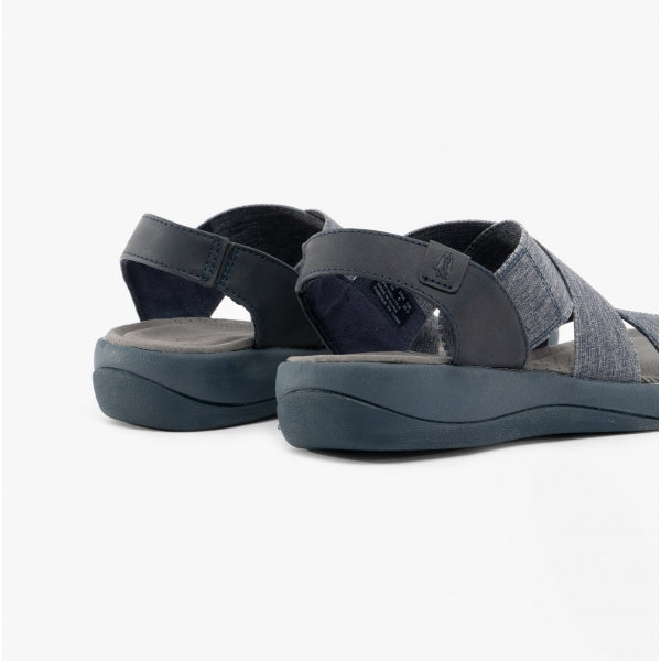 Hush Puppies SOPHIA Womens Elasticated Sport Sandals Navy