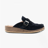 Hush Puppies SORCHA MULE Womens Leather Sandals Navy Suede