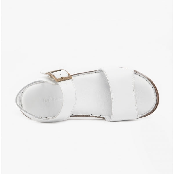 Hush Puppies ELLIE Womens Leather Sandals White