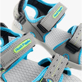 Hush Puppies MARIO Kids Touch Fasten Sandals Grey