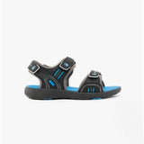 Hush Puppies MARIO Kids Touch Fasten Sandals Black