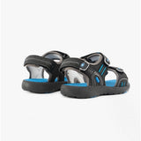 Hush Puppies MARIO Kids Touch Fasten Sandals Black