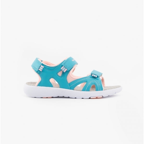 Hush Puppies LILLY Girls Touch Fasten Sandals Aqua
