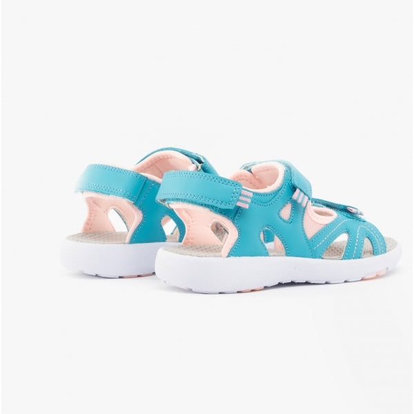 Hush Puppies LILLY Girls Touch Fasten Sandals Aqua