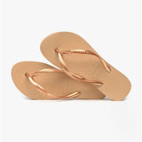 Havaianas HAV SLIM FLATFORM Womens Flip Flops Golden