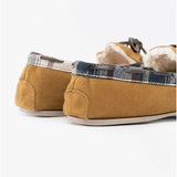 Cotswold KILKENNY Womens Moccasin Slippers Tan