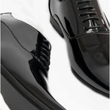 Goor GABRIEL Mens Oxford Dress Shoes Black Patent